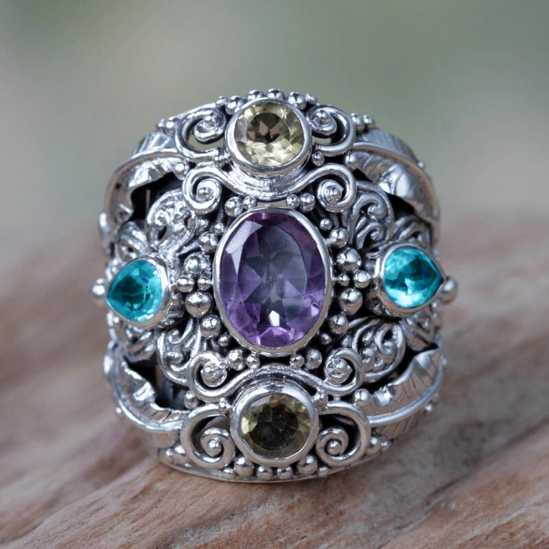 Ethnic Fashion Trends 2026 - Anillo Retro de Estilo Étnico Europeo