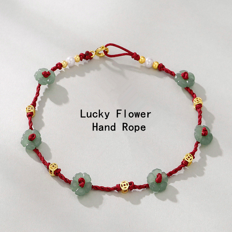 Ethnic Fashion Co In - Pulsera trenzada a mano para mujer,