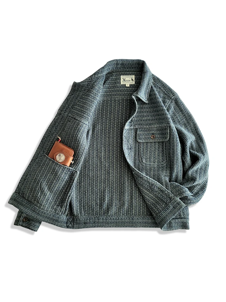 Haori Japanese Jacket - Ropa Amekaji para Hombre, Chaqueta Casual