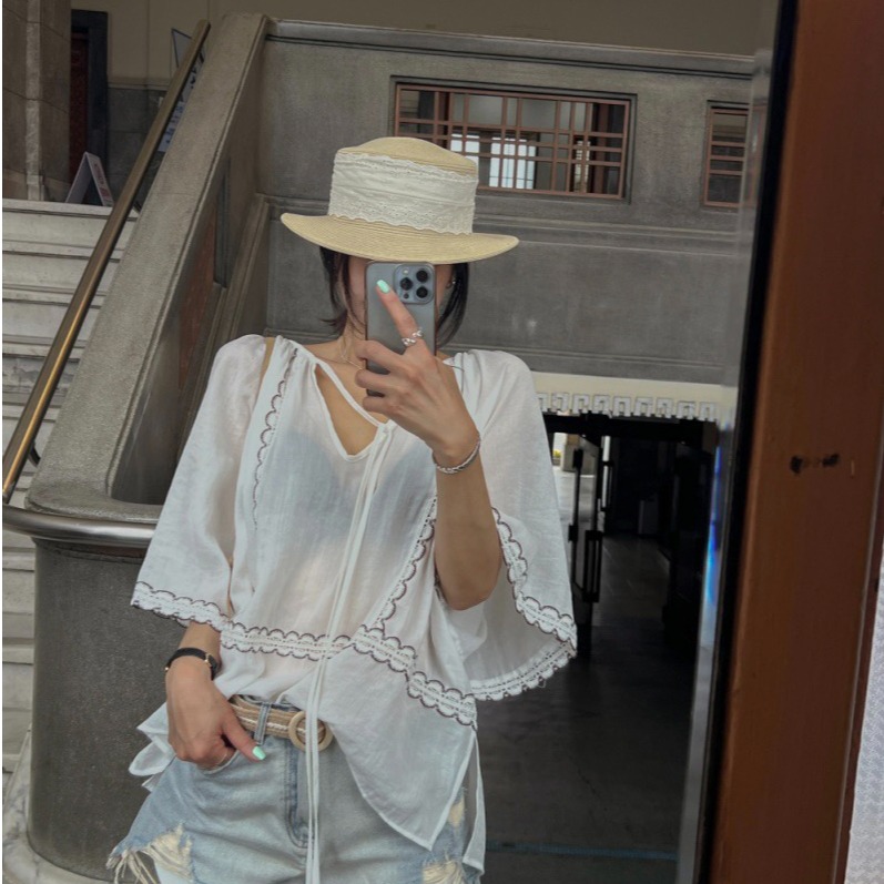 Ethnic Fashion Trends 2026 - Camisa de mujer de manga corta