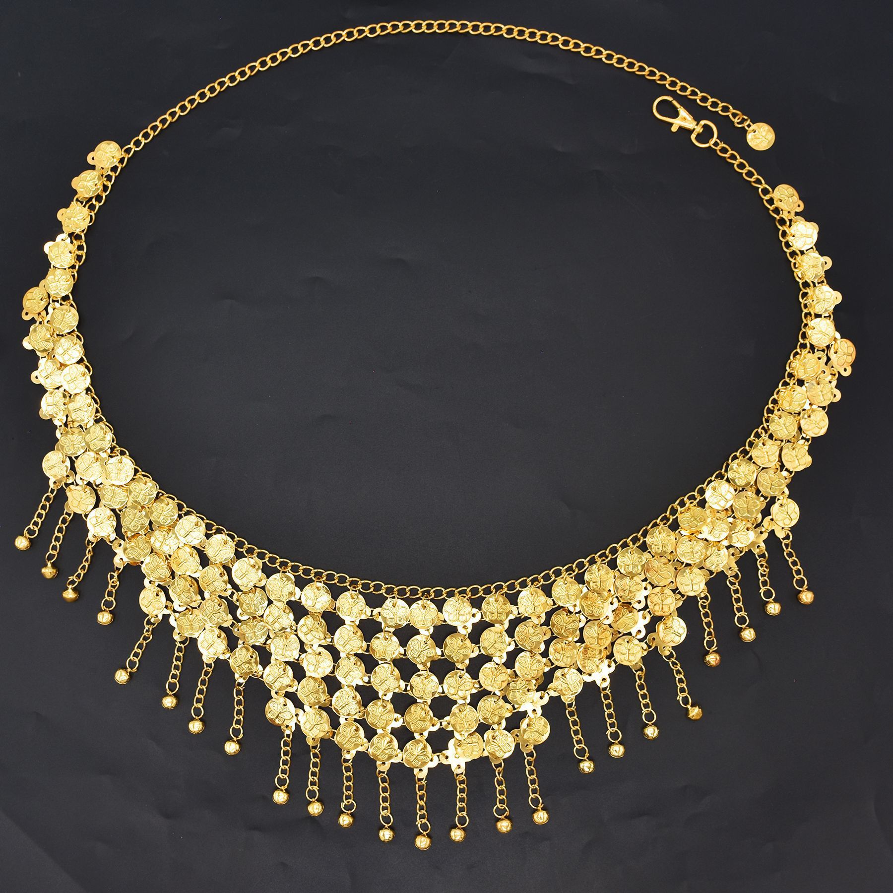 Ethnic Fashion Co In - Cadena de cintura de borla de