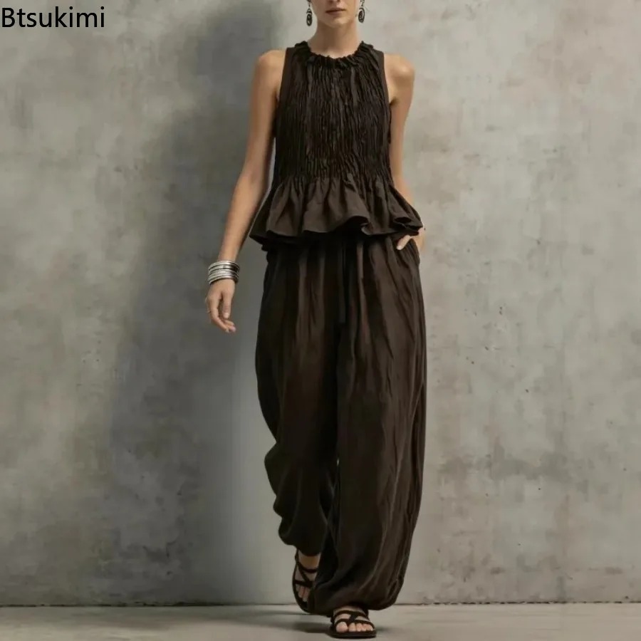 Ethnic Fashion Collection - Conjunto Casual de 2 Piezas para