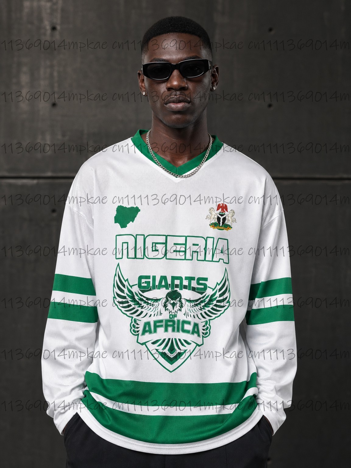Ethnic Fashion Trends 2026 - Camiseta de Manga Larga con Cuello