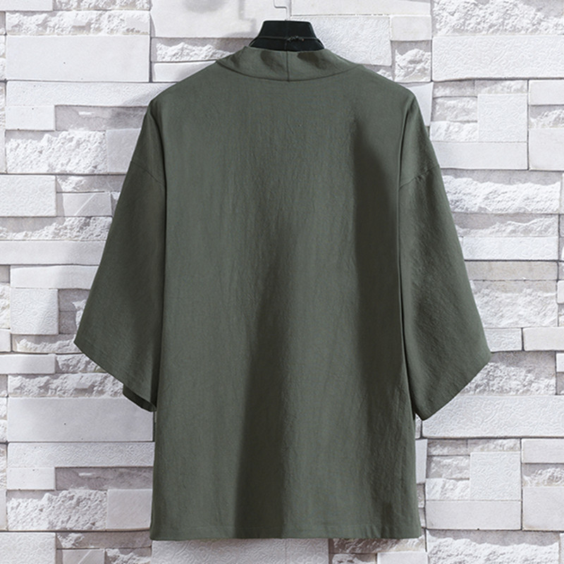 Cárdigan tipo kimono para homb - Haori Japanese Jacket reseña y precio