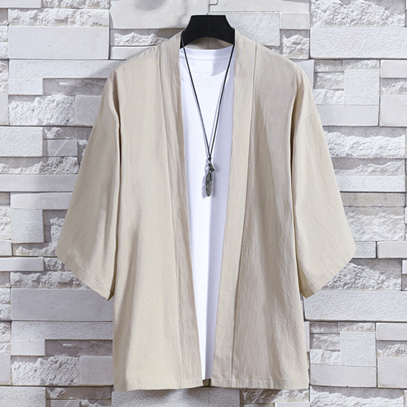 Cárdigan tipo kimono para homb - Haori Japanese Jacket reseña y precio