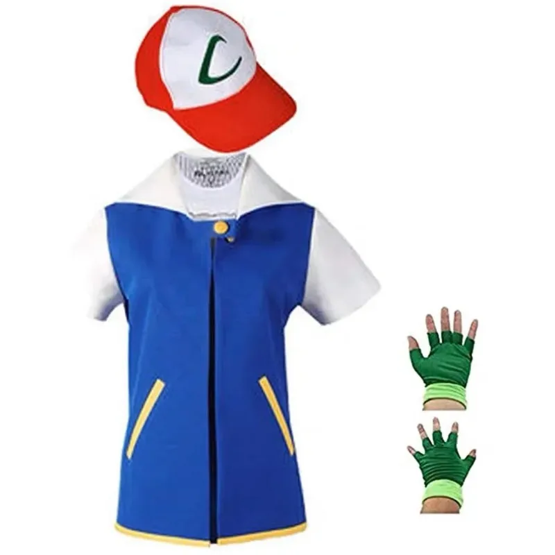 Cosplay Anime Ash Ketchum ropa - Haori Japanese Jacket reseña y precio
