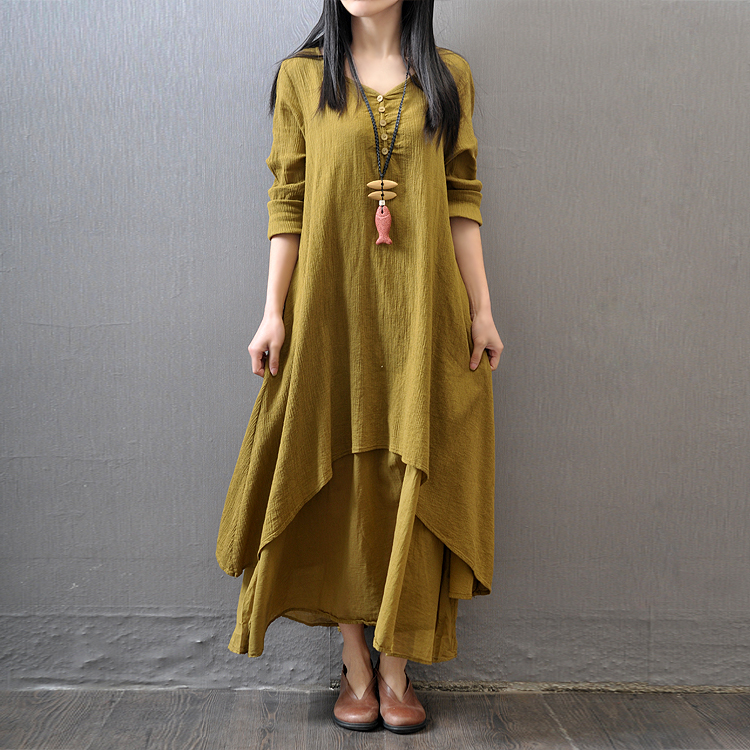 Vestido largo de manga larga p - Fashion Ethnic Indian Clothing reseña y precio