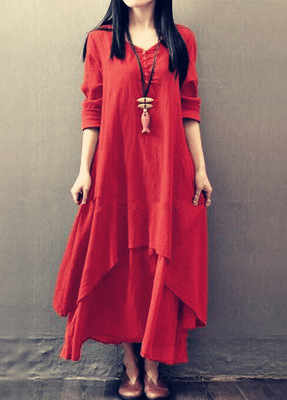 Vestido largo de manga larga p - Fashion Ethnic Indian Clothing reseña y precio