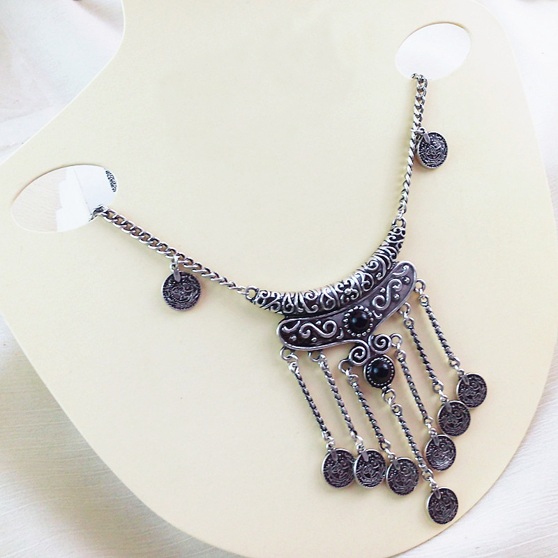 LOVBEAFAS-collar largo con bor - Ethnic Fashion Co In reseña y precio