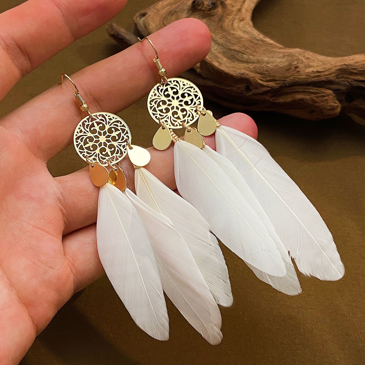 Pendientes exóticos bohemios c - Ethnic Boho Fashion reseña y precio