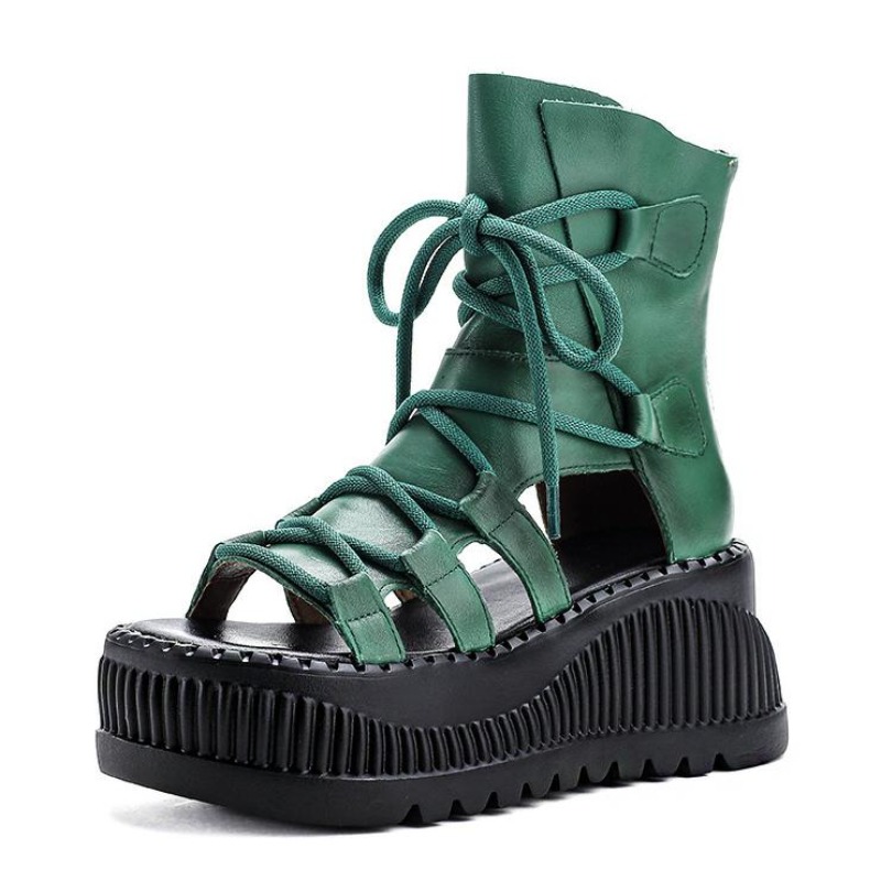 Botines étnicos de cuero genui - Ethnic Fashion For Ladies reseña y precio
