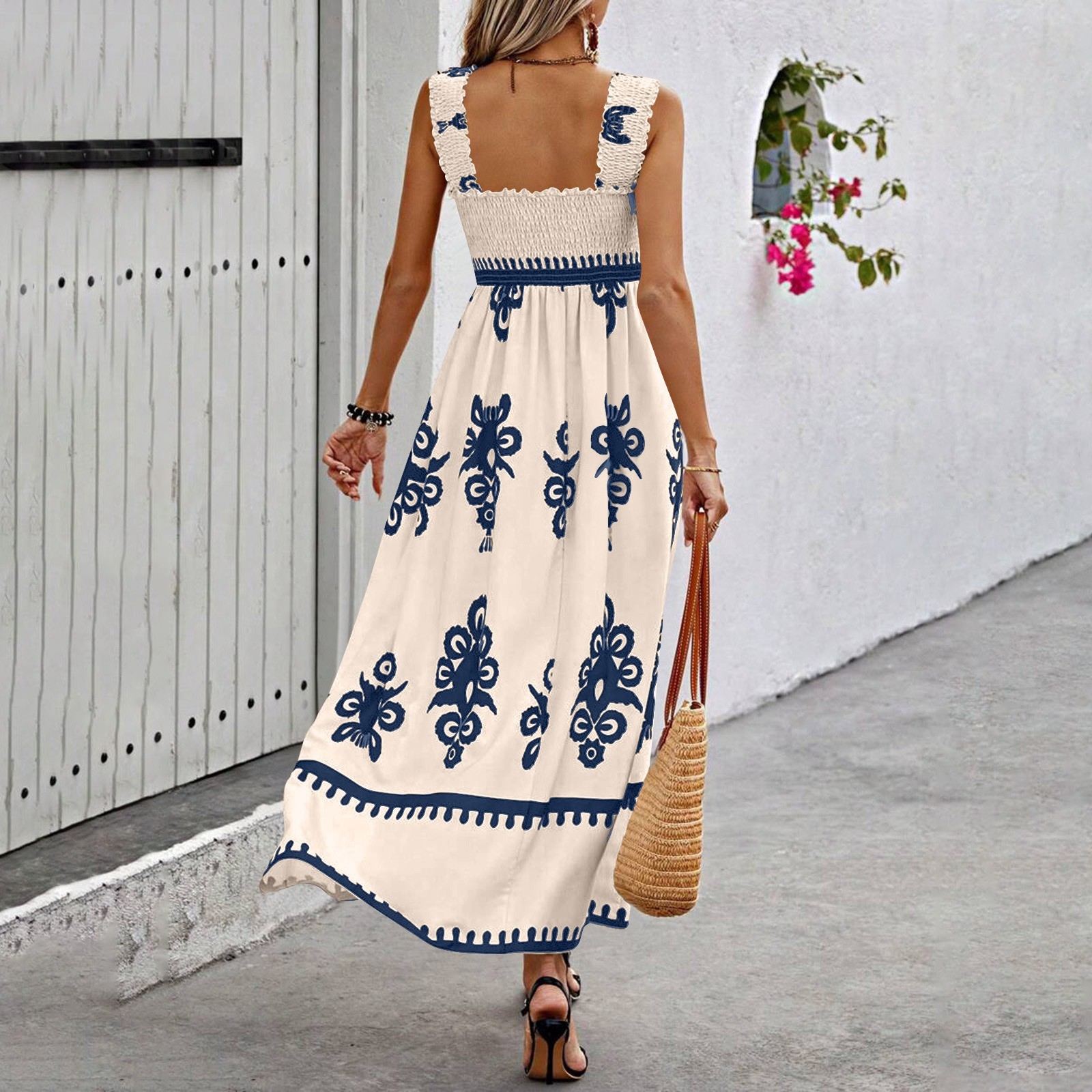 Vestido de Playa con Estampado - Ethnic Boho Fashion reseña y precio
