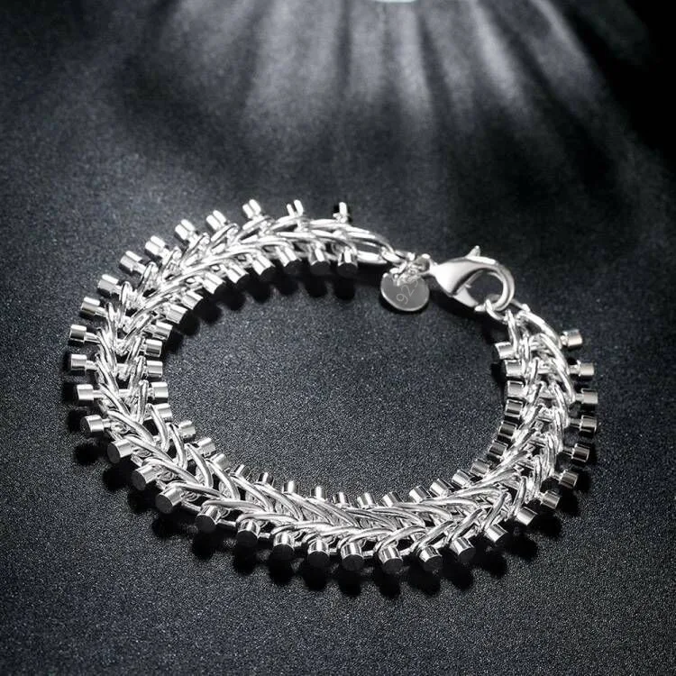 1 unidad de pulseras de plata  - Ethnic Fashion Brand reseña y precio