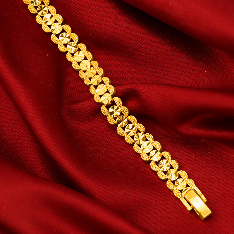 Reloj de cadena de oro puro 24 - Ethnic Fashion Instagram reseña y precio