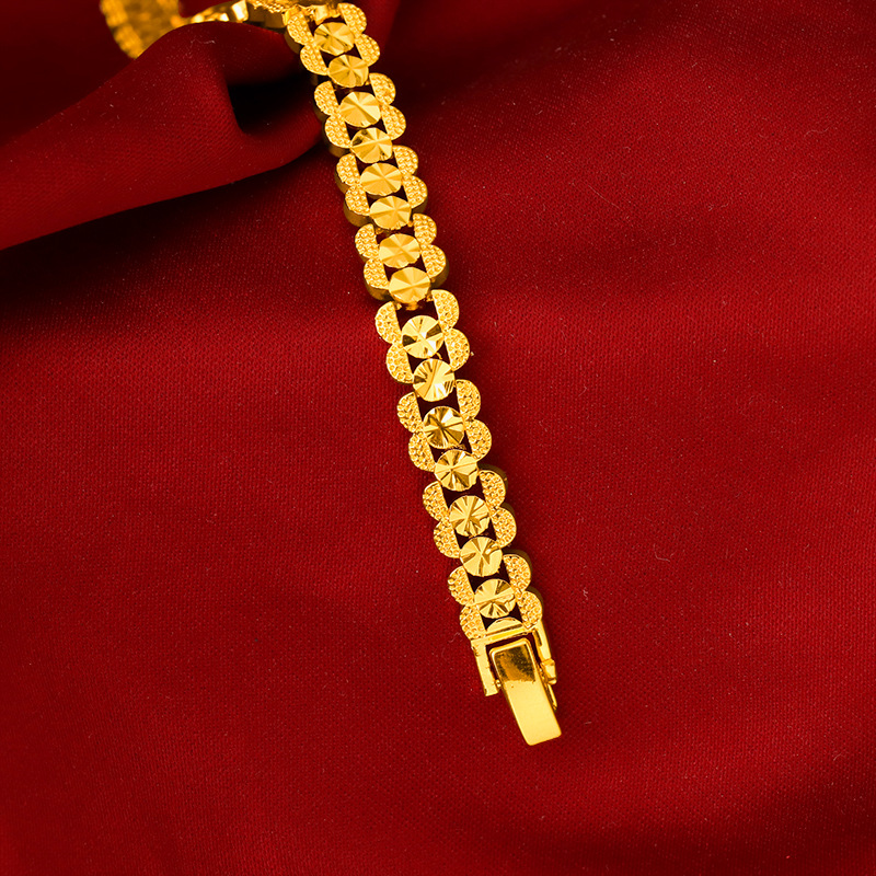 Reloj de cadena de oro puro 24 - Ethnic Fashion Instagram reseña y precio