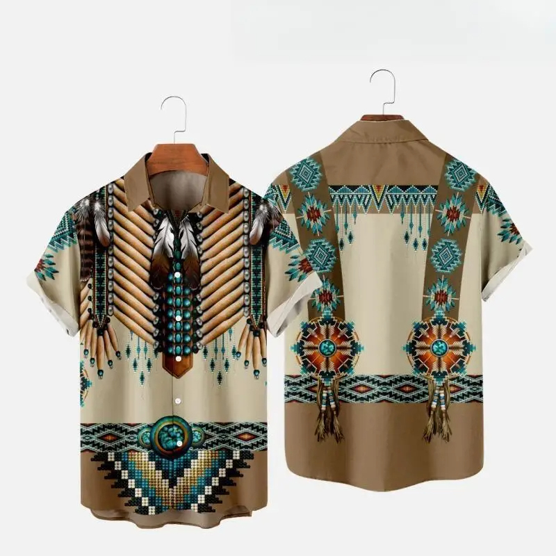 Camisas de playa con estampado - Fashion Ethnic Indian Clothing reseña y precio