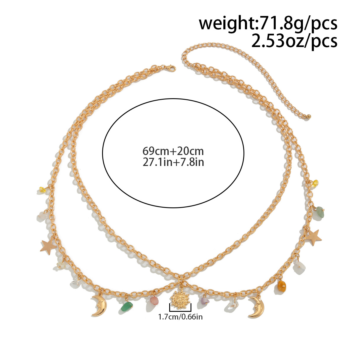 Cadena de cintura con colgante - Ethnic Boho Fashion reseña y precio
