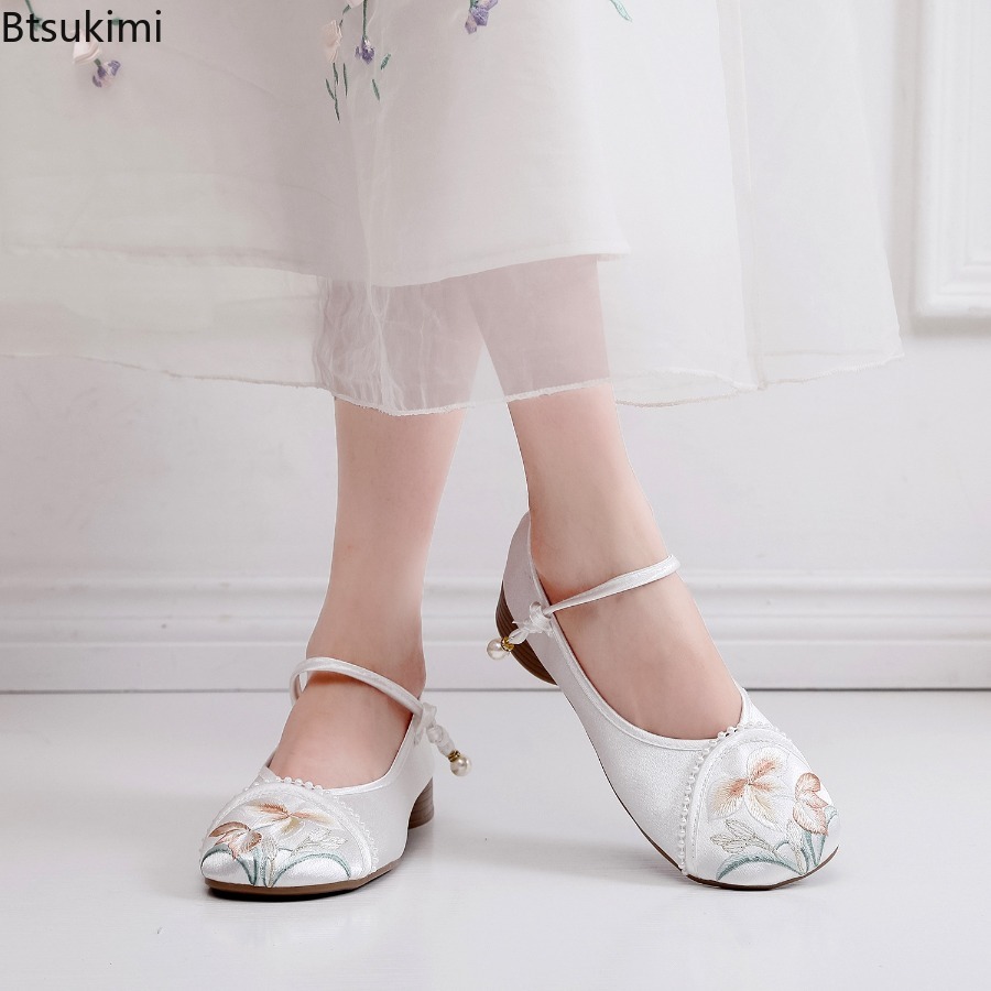 Zapatos de Mujer con Tacón Baj - Ethnic Fashion For Ladies reseña y precio