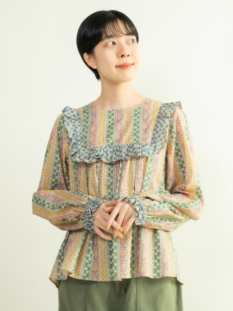Camisa con Estampado Floral y  - Ethnic Fashion Brand reseña y precio