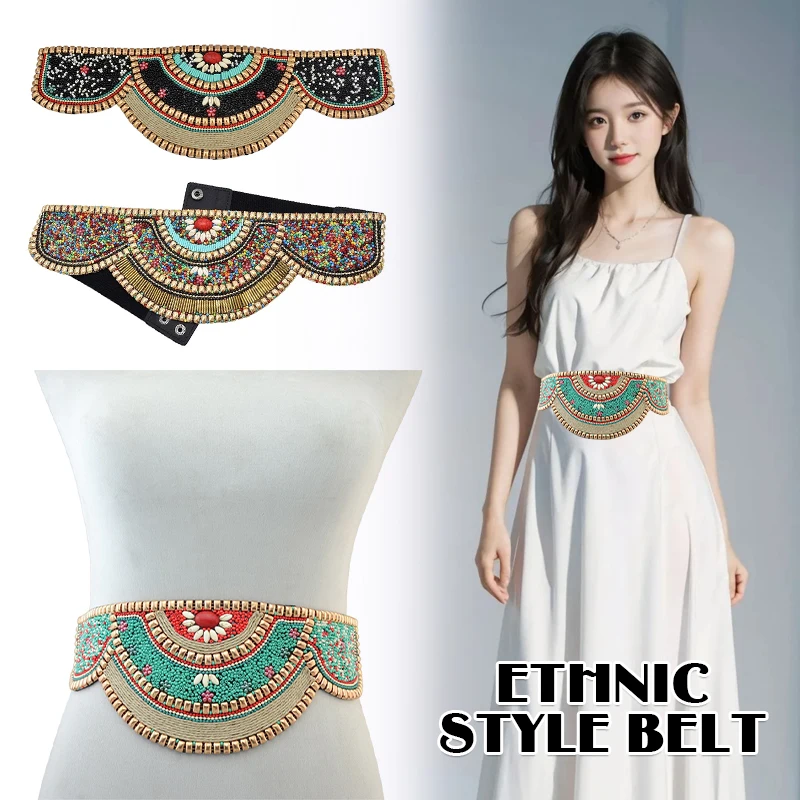 Faja de cuentas de cintura col - Ethnic Boho Fashion reseña y precio