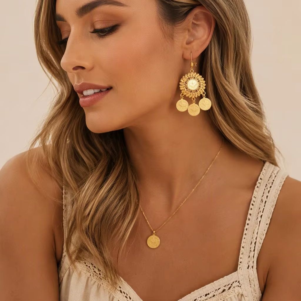 Pendientes Étnicos Bohemios Vi - Ethnic Fashion Co In reseña y precio