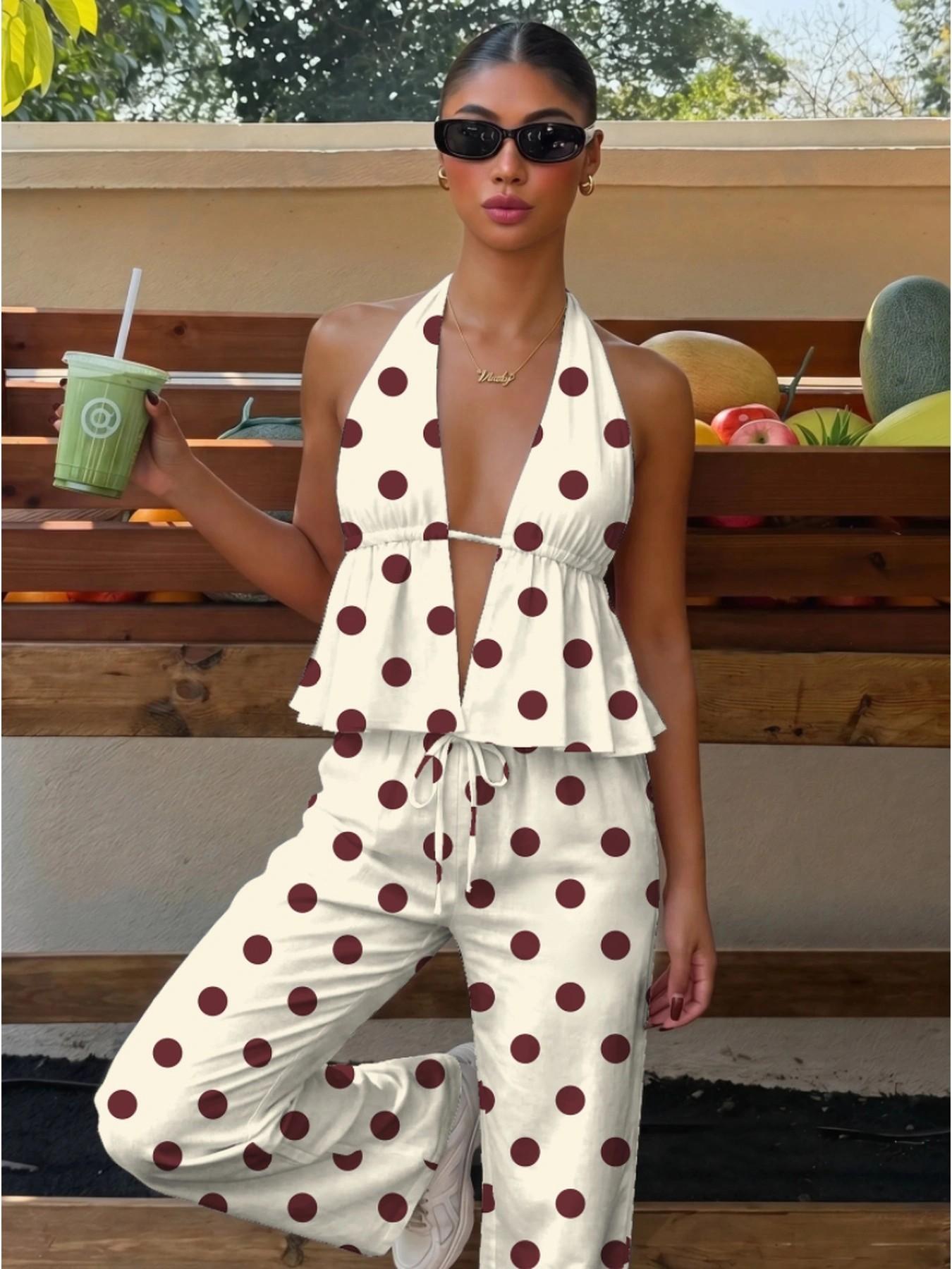 Conjunto Vintage de Top Halter - Ethnic Fashion Collection reseña y precio
