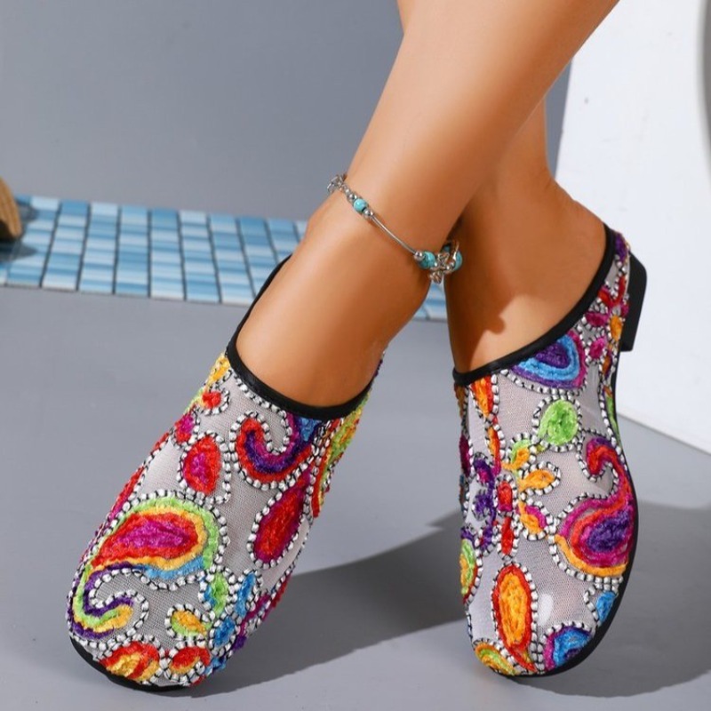 Zapatillas de Mujer con Bordad - Ethnic Fashion For Ladies reseña y precio