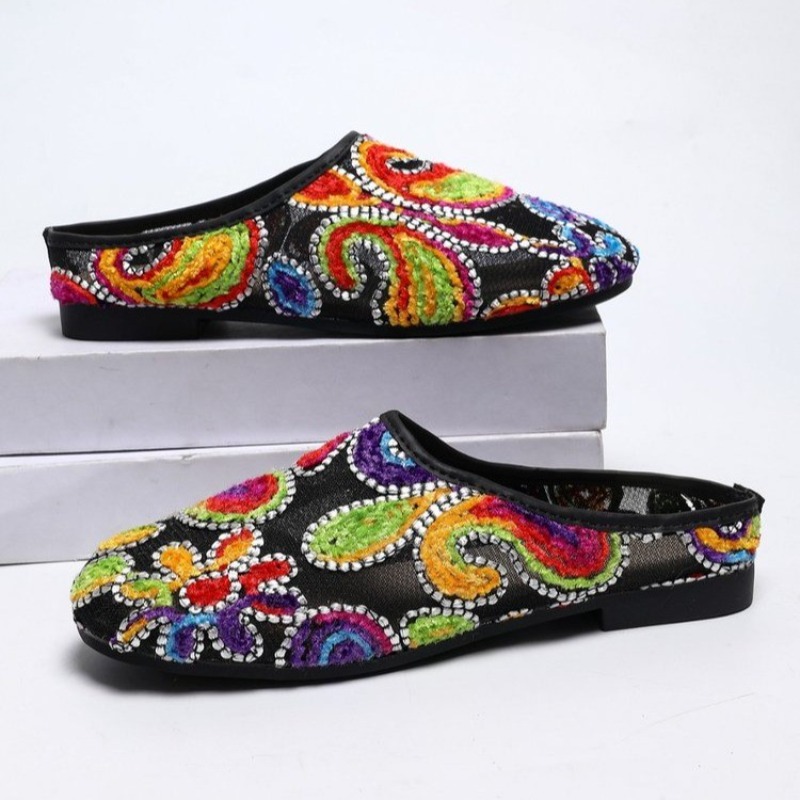 Zapatillas de Mujer con Bordad - Ethnic Fashion For Ladies reseña y precio