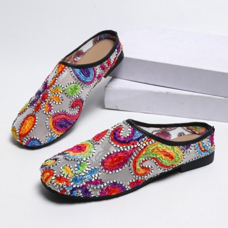 Zapatillas de Mujer con Bordad - Ethnic Fashion For Ladies reseña y precio