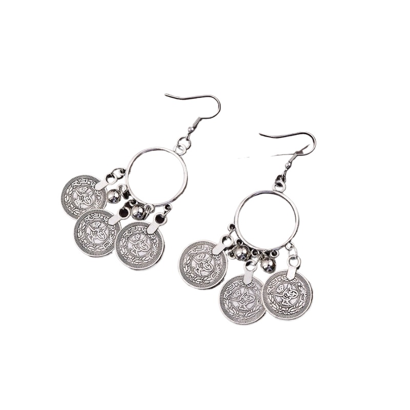 Pendientes colgantes circulare - Ethnic Fashion Co In reseña y precio