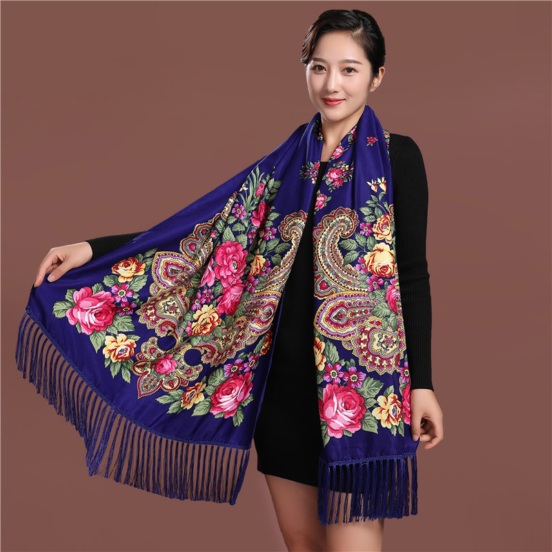 Bufanda de lujo con estampado  - Ethnic Fashion For Ladies reseña y precio