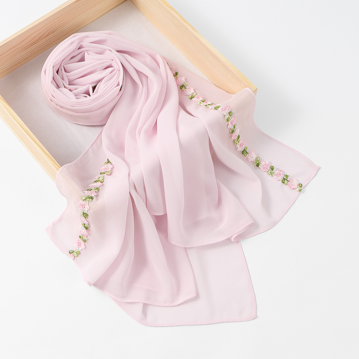 Pañuelo Étnico de Gasa Sólida  - Ethnic Fashion For Ladies reseña y precio