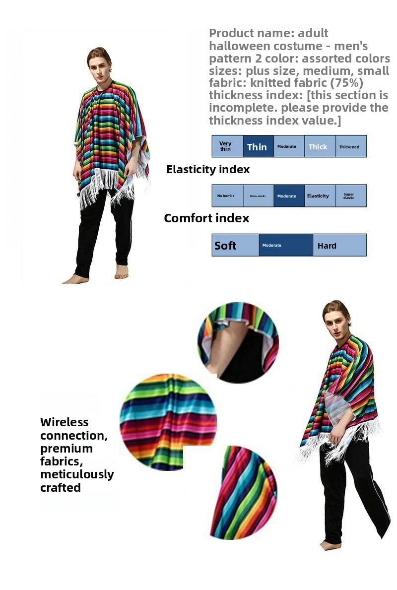 Capa de Halloween para Adultos - Ethnic Fashion Brand reseña y precio