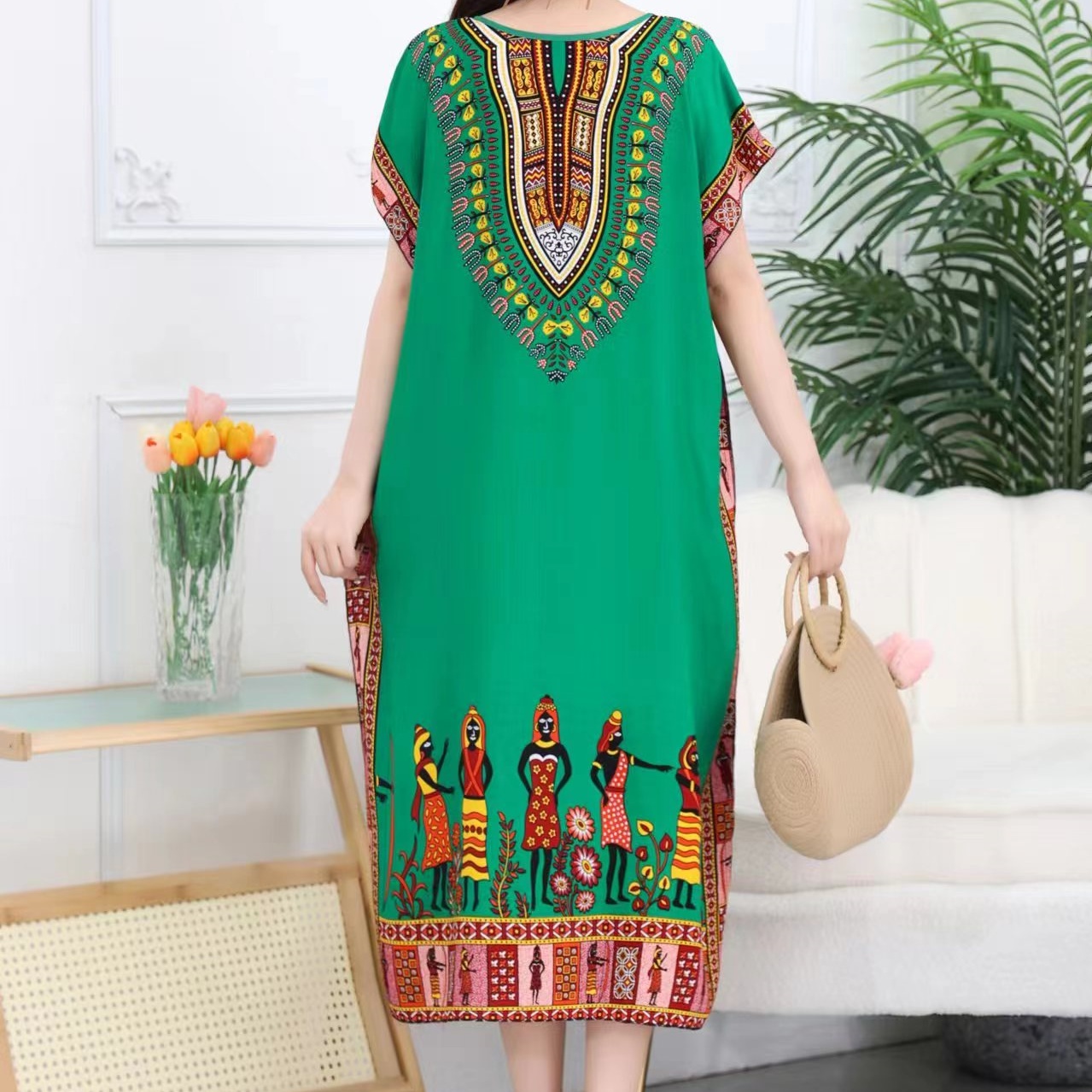 Vestido informal elegante con  - Ethnic Boho Fashion reseña y precio