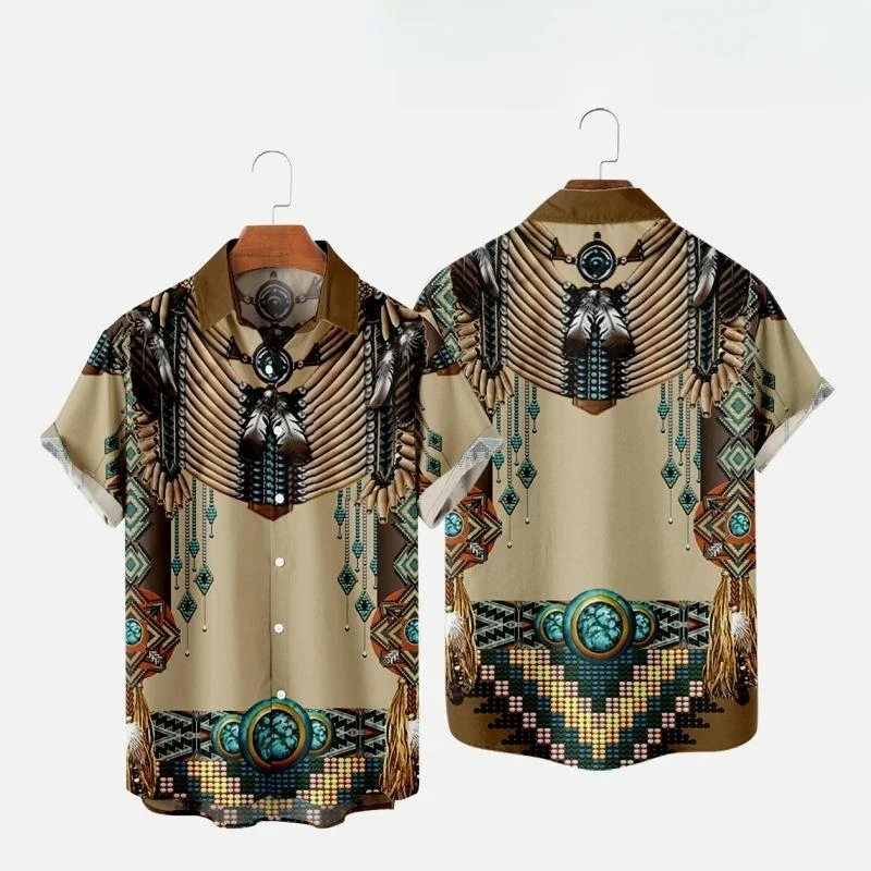 Camisas de playa con estampado - Fashion Ethnic Indian Clothing reseña y precio
