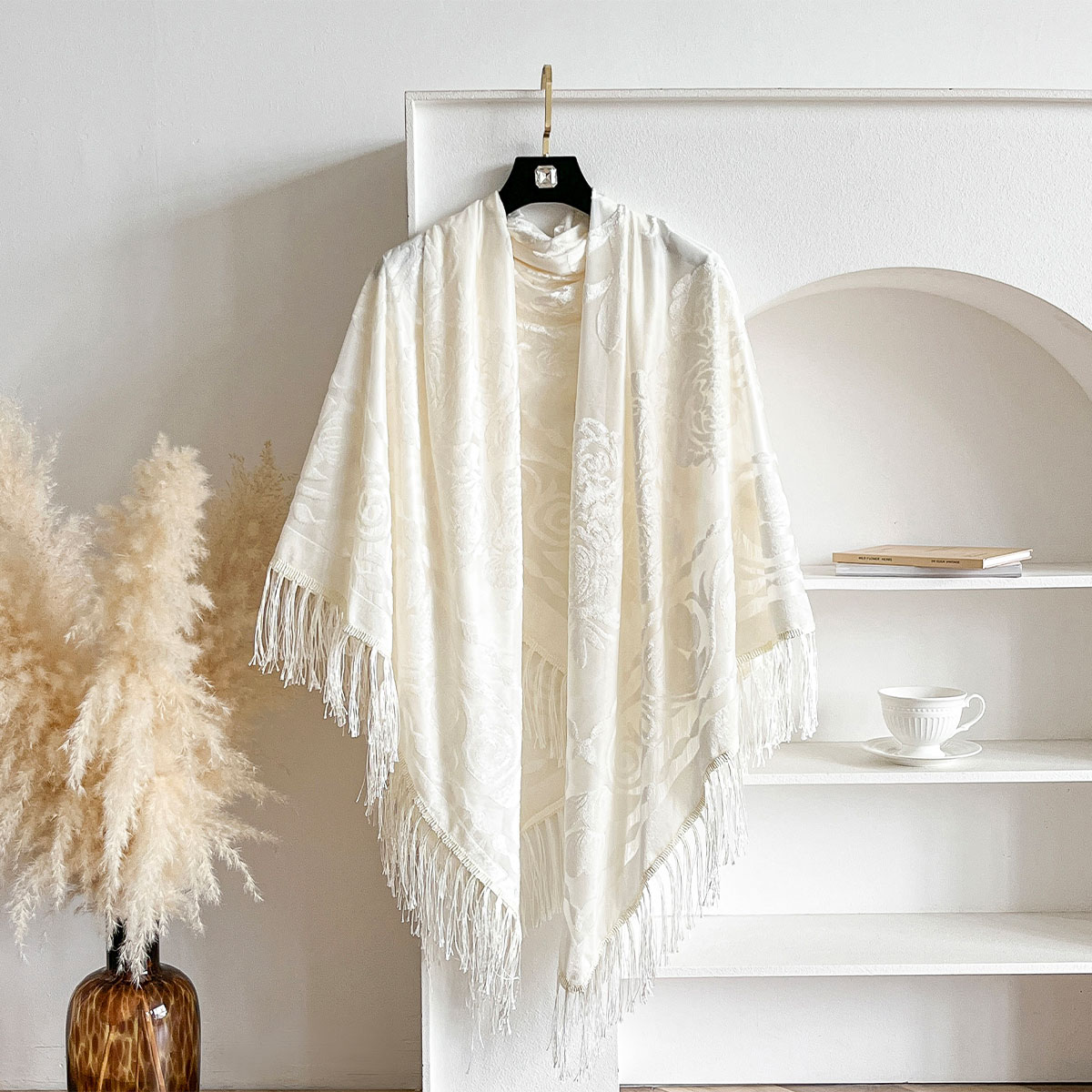 Bufanda Retro de Terciopelo co - Winter Ethnic Fashion For Women reseña y precio