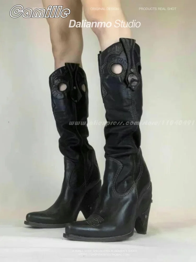 2025 Botas sexy plisadas que c - Ethnic Fashion For Ladies reseña y precio