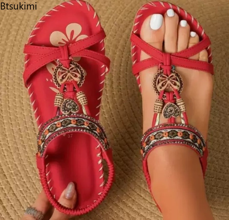 Sandalias Bohemias para Mujer, - Ethnic Fashion For Ladies reseña y precio