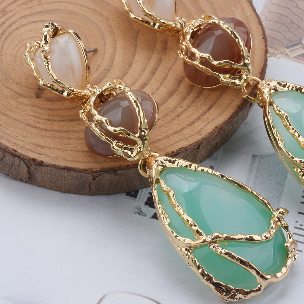 Pendientes Largos de Resina Ve - Ethnic Fashion Trends 2026 reseña y precio