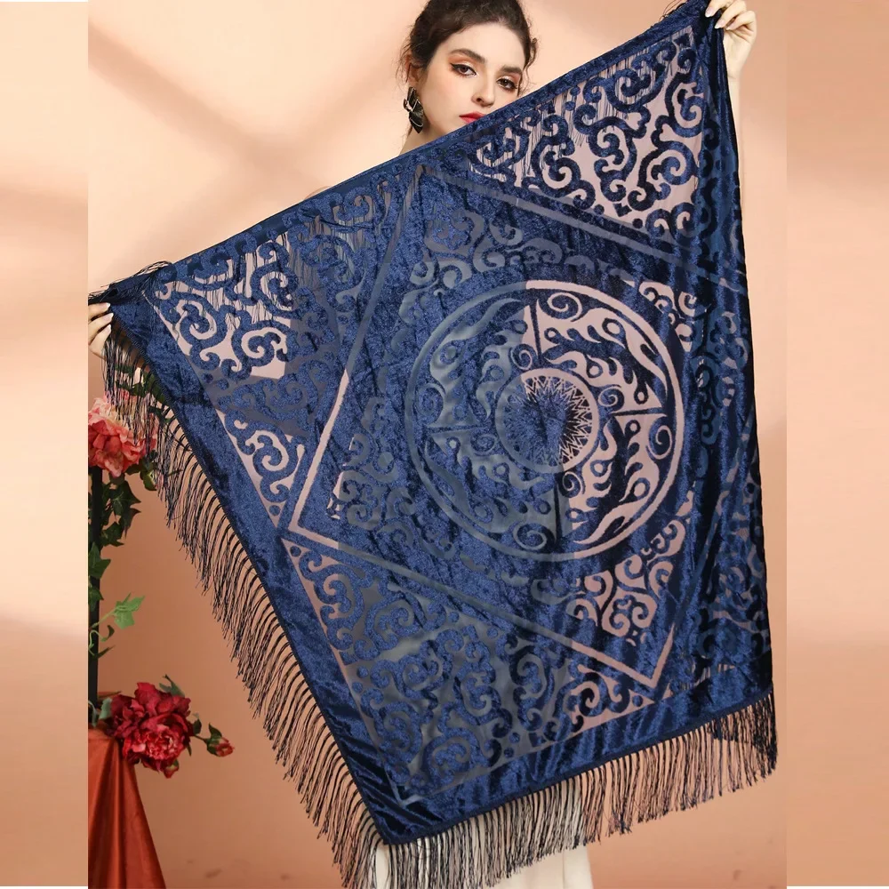 AW25 Chal jacquard de terciope - Ethnic Fashion Collection reseña y precio