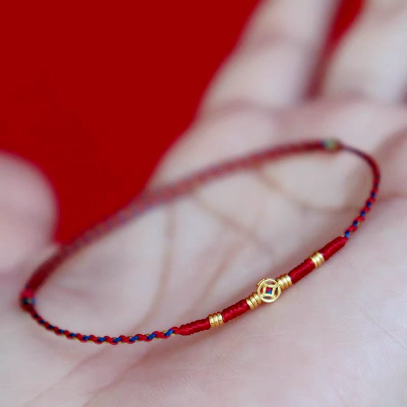 Pulsera tejida con monedas de  - Ethnic Fashion Co In reseña y precio