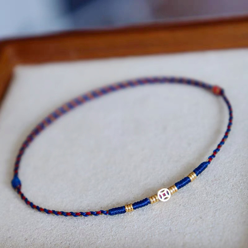 Pulsera tejida con monedas de  - Ethnic Fashion Co In reseña y precio