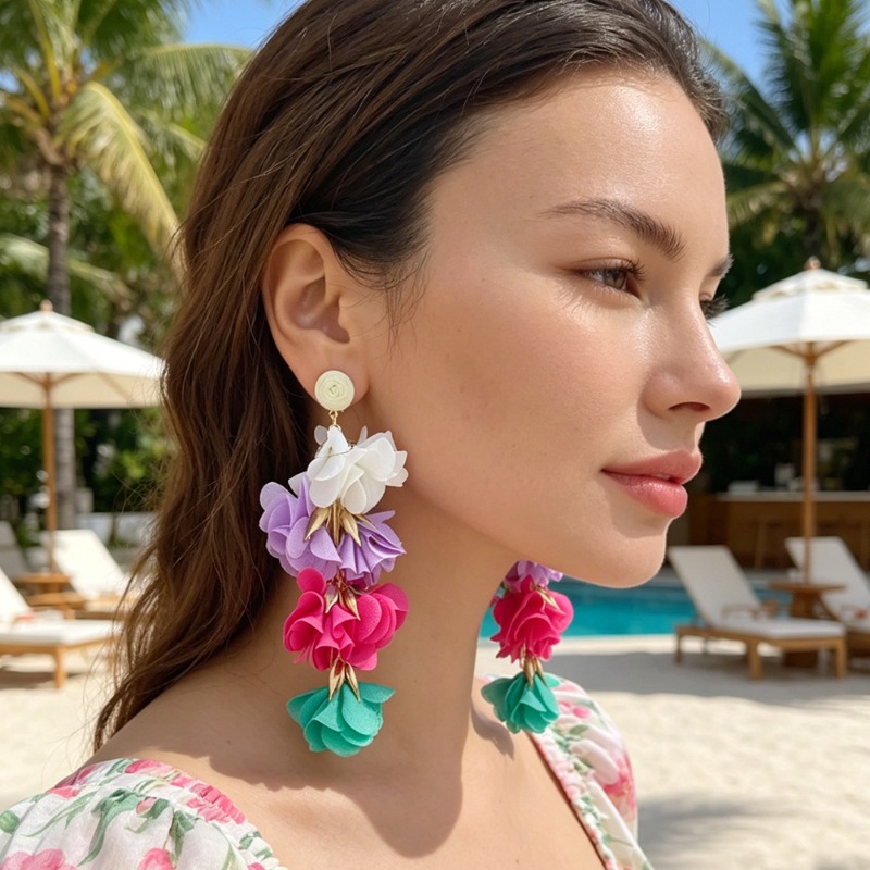 Pendientes de Clip con Borlas  - Ethnic Fashion Trends 2026 reseña y precio