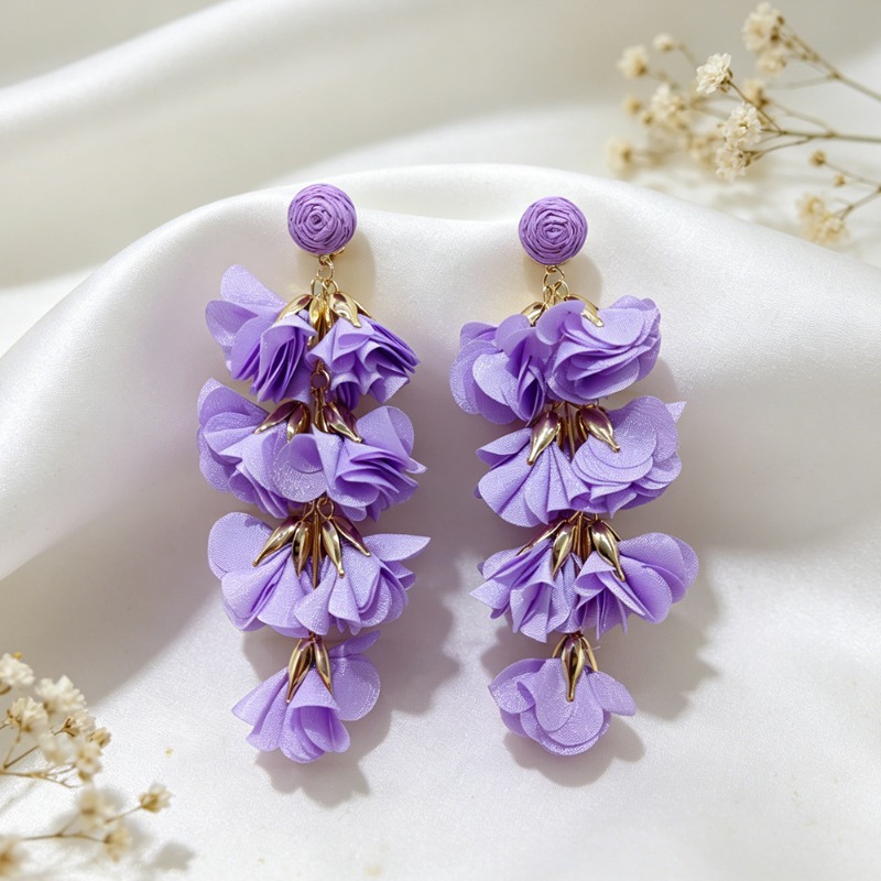 Pendientes de Clip con Borlas  - Ethnic Fashion Trends 2026 reseña y precio