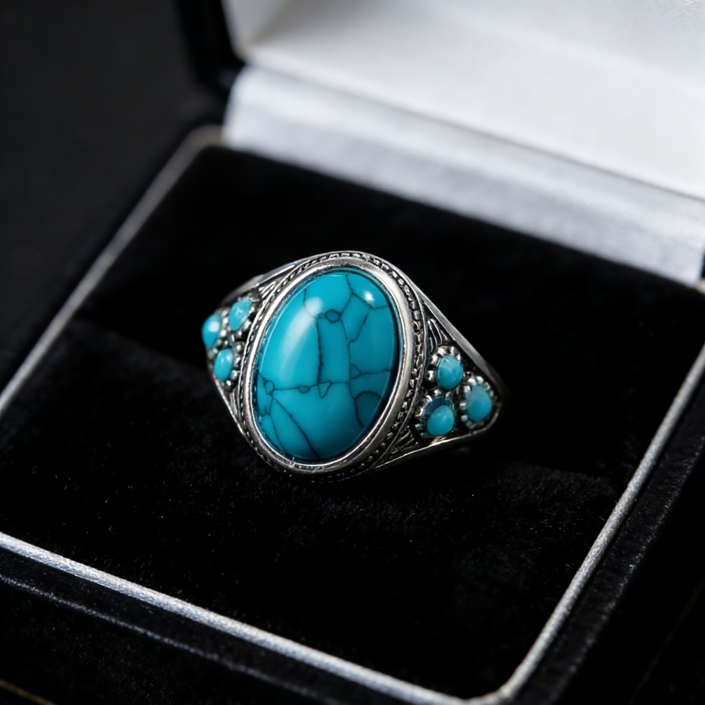 Anillo de Turquesa de Moda en  - Ethnic Fashion Instagram reseña y precio