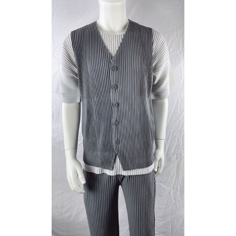 Miyake-Camiseta interior plisa - Haori Japanese Jacket reseña y precio